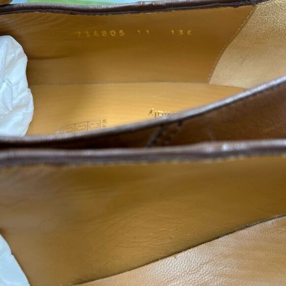 Men’s Gucci, bamboo horse bit leather loafers size 11 fits 11.5 US made in Italy - Picture 6 of 11